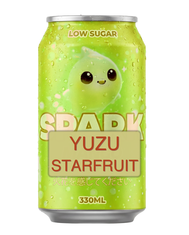 SPARK Yuzu Starfruit can, placeholder render
